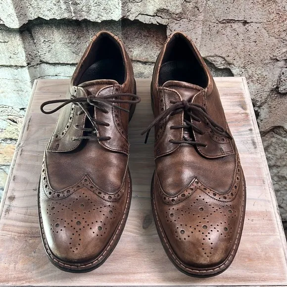 ECCO Vitrus I Wing Tip Tie Oxford para hombre 11.5   S8