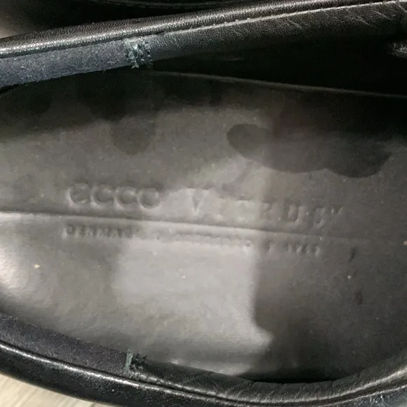 Ecco Vitrus II Cap Toe Tie Oxfords Mens Size 11 Black Leather Dress Shoes