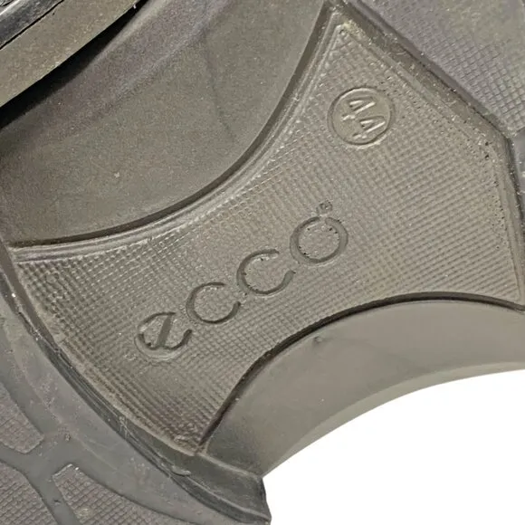 ECCO Windsor Black Leather Apron Toe‎ Oxford