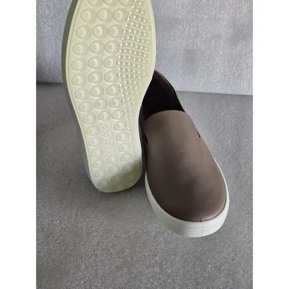 ECCO Women's Soft 7 Slip ON Sneaker, Taupe/Powder, 7-7. 5