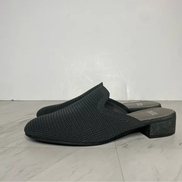 Eileen Fisher Betsy Gray Knit Mule 9 1/2