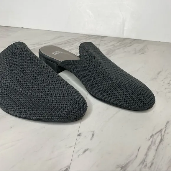 Eileen Fisher Betsy Gray Knit Mule 9 1/2