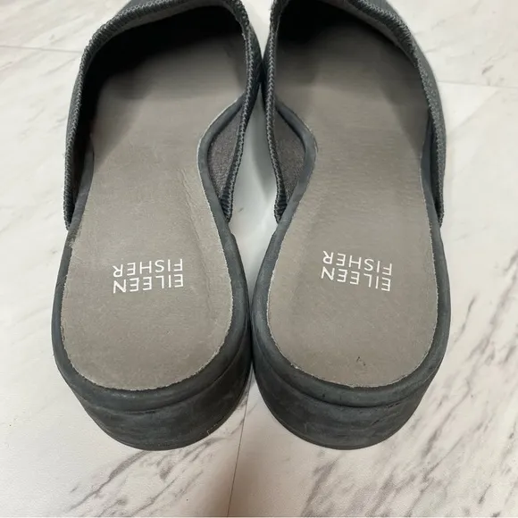 Eileen Fisher Betsy Gray Knit Mule 9 1/2