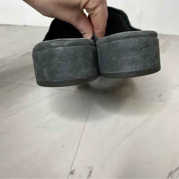 Eileen Fisher Betsy Gray Knit Mule 9 1/2