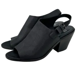 Eileen Fisher Glance Sling Back Heel Sandal Women's SZ 11 Black Comfort Capsule