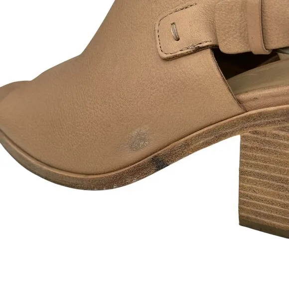 Eileen Fisher Glance Sling Back Heel Sandal Women's SZ 11 Tan Comfort Capsule