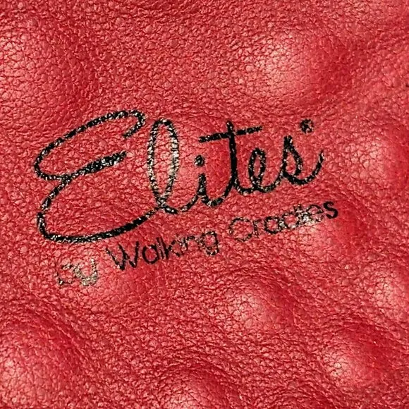 Elites by Walking Cradles Red Patent Leather Clogs Size 9.5W