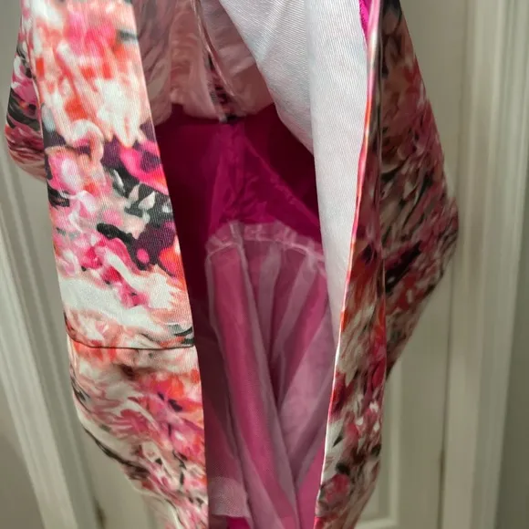 Eliza J. Fit and Flare Sleeveless Midi Floral Print Dress Size 12