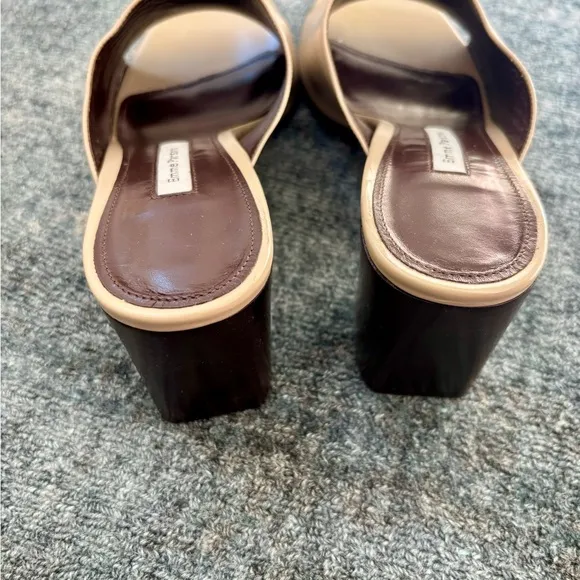 Emme Parsons Eva Orzo Leather Mules NEW
