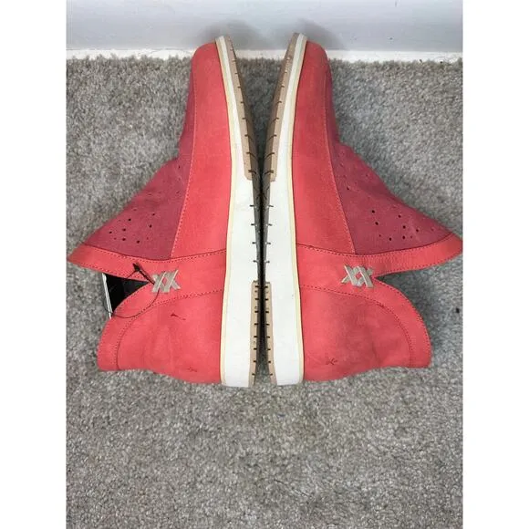 Emu Australia Suede Ankle Boots Coral Size 10 Slip on NWT