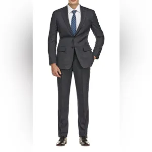 ENGLISH LAUNDRYSlim Fit Windowpane Plaid Suit Size 44R