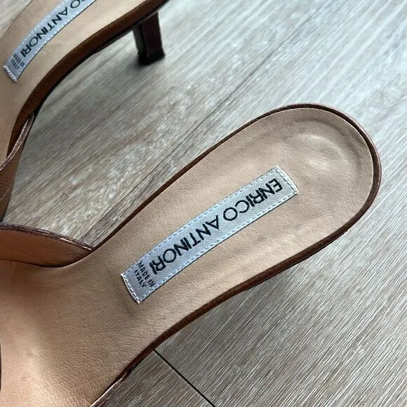Enrico Antinori • Italian leather pointed mules