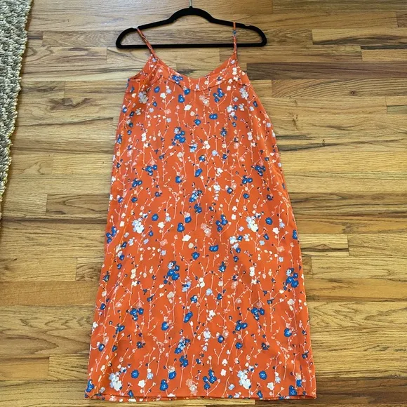 Equipment 100% silk slip dress