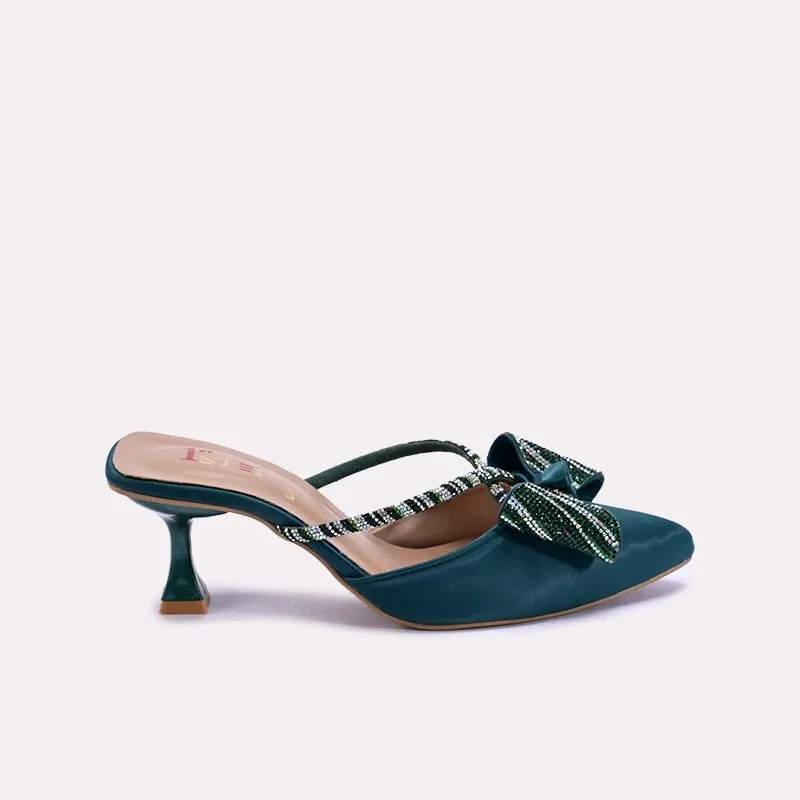 Etta Sea Green Bridal Heel Mules 0431150