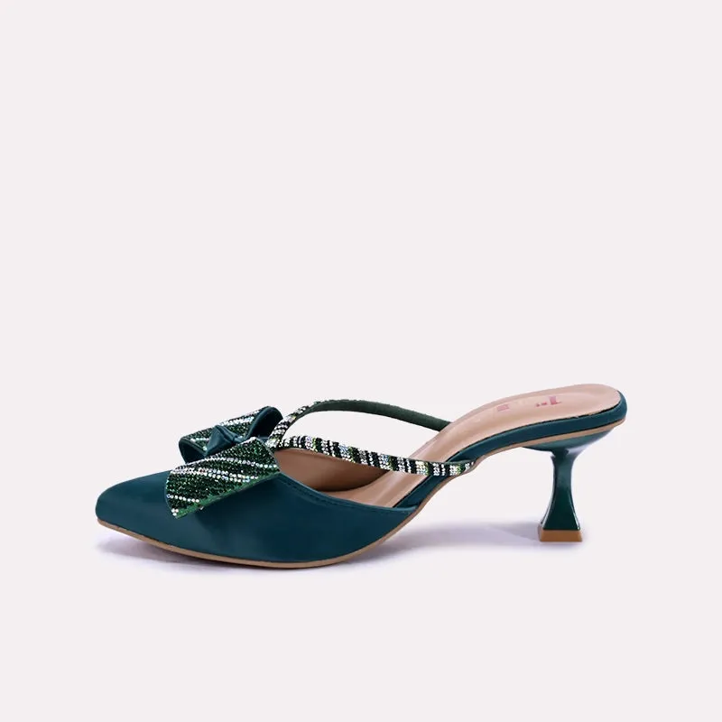 Etta Sea Green Bridal Heel Mules 0431150