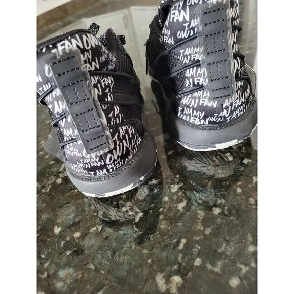 EUC Adidas Dame 7 I Am My‎ Own Fan - Size 10 -Black and Silver
