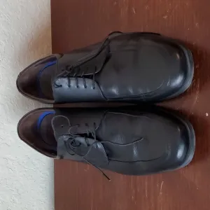 EUC. Florsheim 13016-001 Comfortech Black Leather Square Toe Oxfords Men…