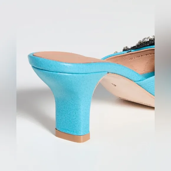 EUC / VGUC Rachel Comey Rhinestone Kitten Heels Sz 5