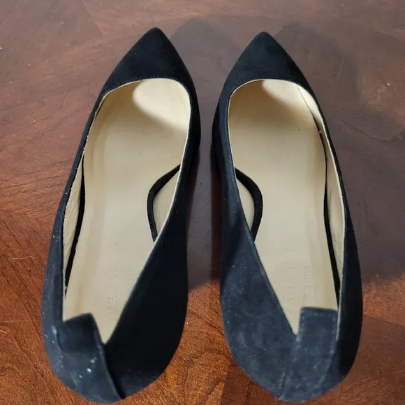 Everlane Black Editor Kitten Heels Size 9.5 Italian made
