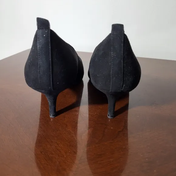 Everlane Black Editor Kitten Heels Size 9.5 Italian made