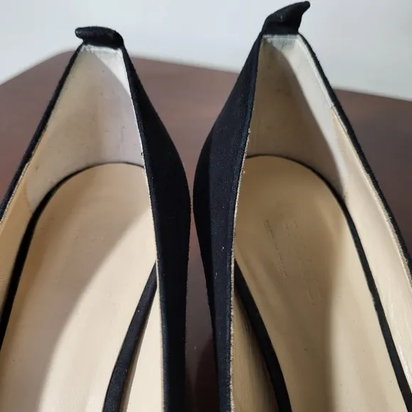 Everlane Black Editor Kitten Heels Size 9.5 Italian made