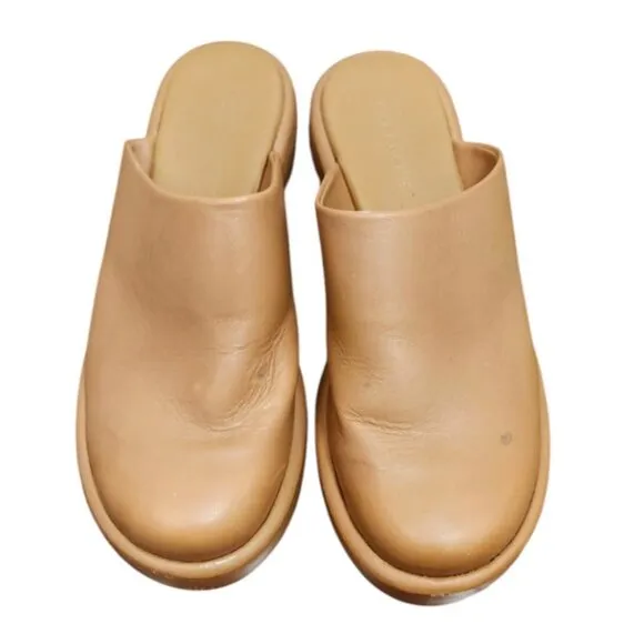 Everlane Puffa Clog - Desert Tan clogs brown size 7.5