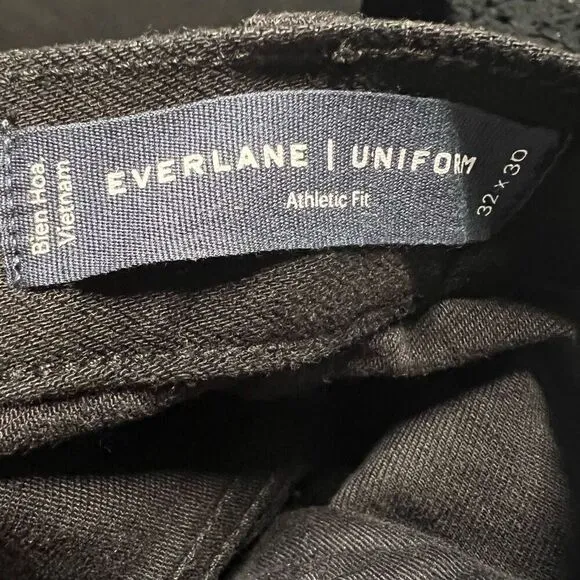 Everlane The Athletic 4-Way Stretch Organic Jean | Uniform Black Men’s 32 x 30