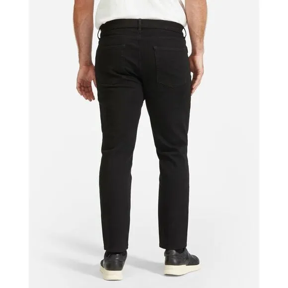 Everlane The Athletic 4-Way Stretch Organic Jean Uniform Black Men’s 33 x 32 NWT