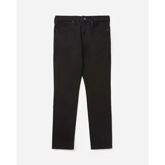 Everlane The Athletic 4-Way Stretch Organic Jean Uniform Black Men’s 33 x 32 NWT