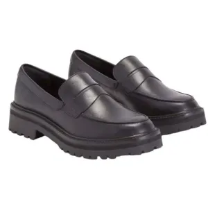 EVERLANE Women’s Leather Lug Sole Chunky Loafer in Black-Size 7