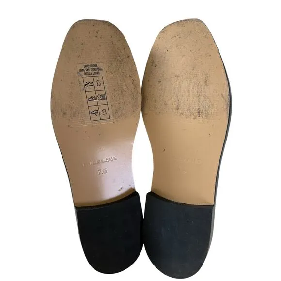 EVERLANE Women's Leather Penny Loafer in Black-Size 7.5