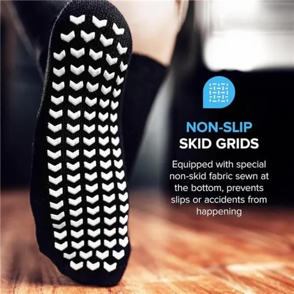 Extra Wide Socks for Swollen Feet, Diabetic Socks for Men, Hospital Socks, Wide