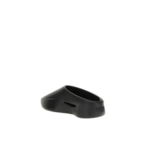 Fear Of God Eva Runner Mules with Side Cut-Out and Embossed Heel Men Black