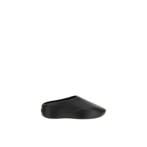Fear Of God Eva Runner Mules with Side Cut-Out and Embossed Heel Men Black