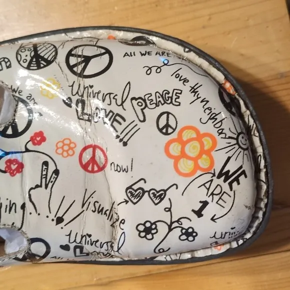 Find Comfort &amp; Nostalgia with Alegria Peace &amp; Love Classic Clogs - Boho - Hippie