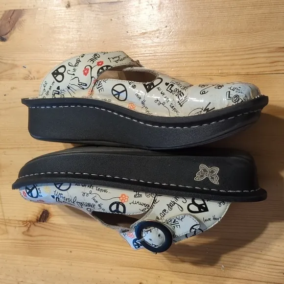 Find Comfort &amp; Nostalgia with Alegria Peace &amp; Love Classic Clogs - Boho - Hippie