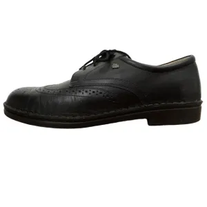 Finn Comfort Budapest Black Leather Wing Tip Oxford Shoes 9 Germany $312 Dress‌