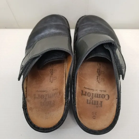 Finn Comfort Clogs AUSSEE Monk Strap Leather Mules