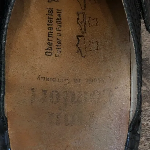Finn comfort made in Germany leather clogs size 40 (9.5-10 US)