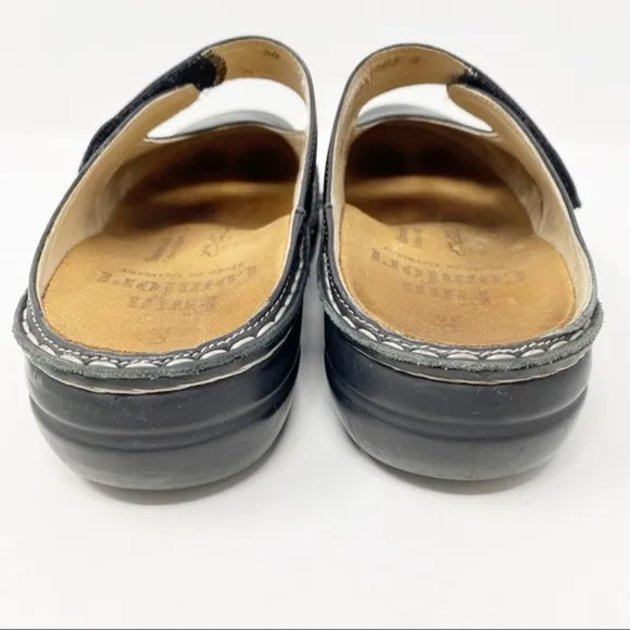Finn Comfort Stanford MaryJane Clogs Leather Black 38 EUR Women’s