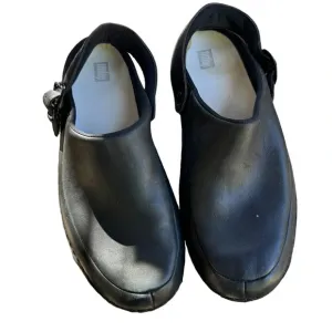 Fitflop superlight black clog with adjustable strap mens 9 womens 11