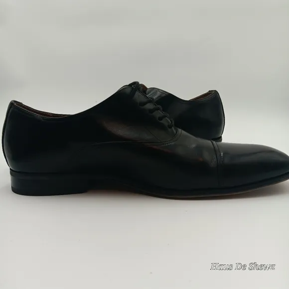 Florsheim Francisco Black Cap-Toe Oxfords
