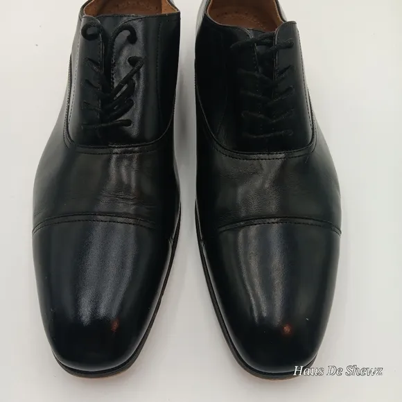 Florsheim Francisco Black Cap-Toe Oxfords