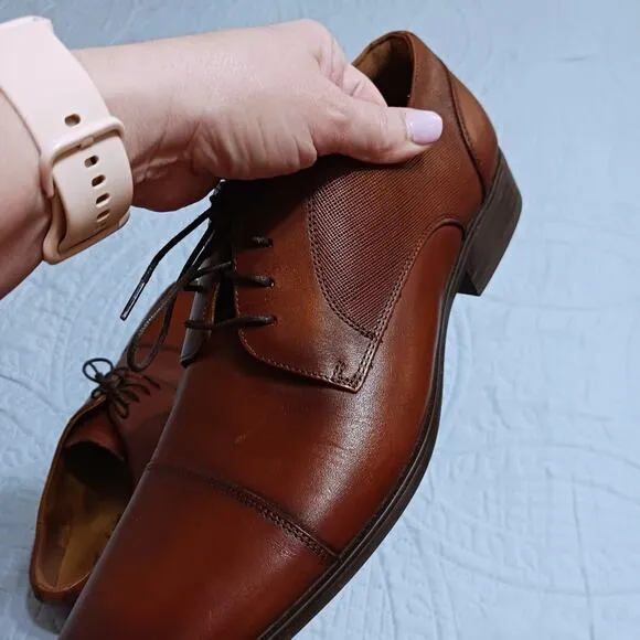 Florsheim Jackson cap toe oxford sz 11M cognac