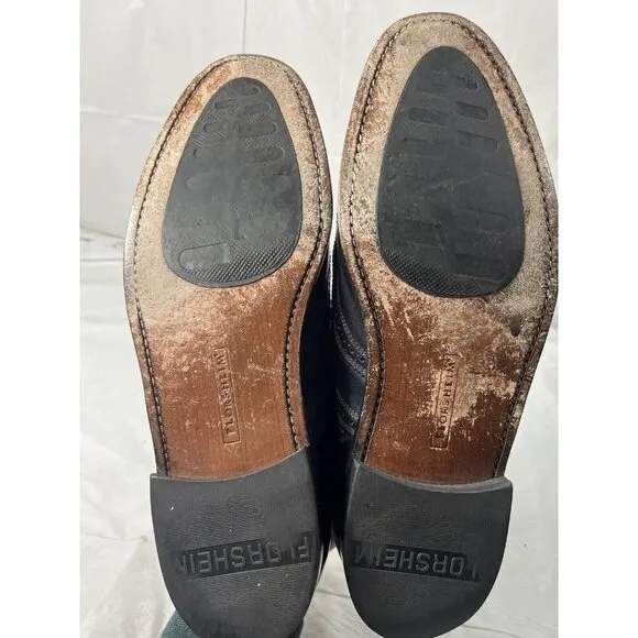 Florsheim  Leather Classic Wingtip Dress Oxfords Lace Up shoes Men's 9.5D
