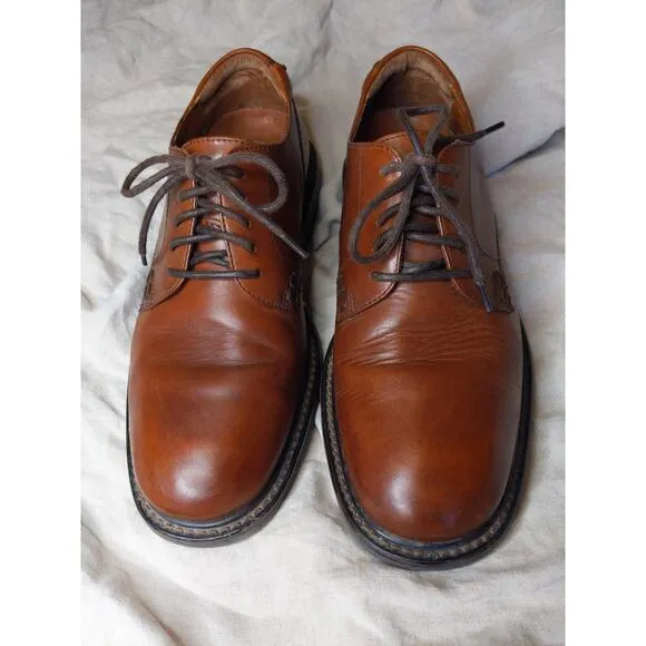 Florsheim Men's 9M Oxford Dress Shoes Brown Leather Comfort Classic