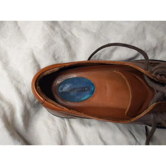 Florsheim Men's 9M Oxford Dress Shoes Brown Leather Comfort Classic