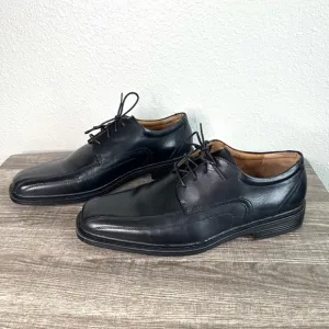 Florsheim Mens Black Leather Welter Bike Toe Oxfords Shoe Men’s Size 12