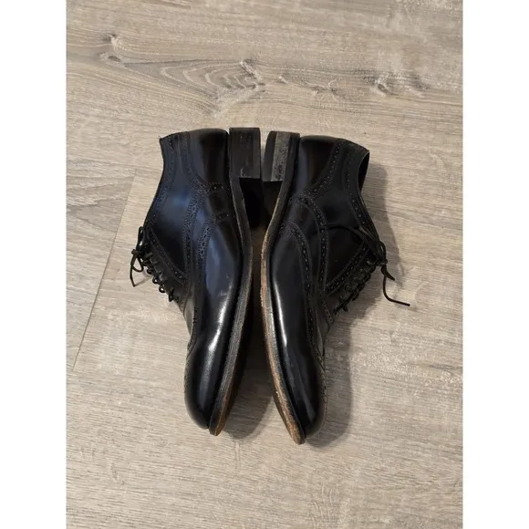 Florsheim Men's Black Oxfords Wingtip Dress‎ Shoes Size 10.5D