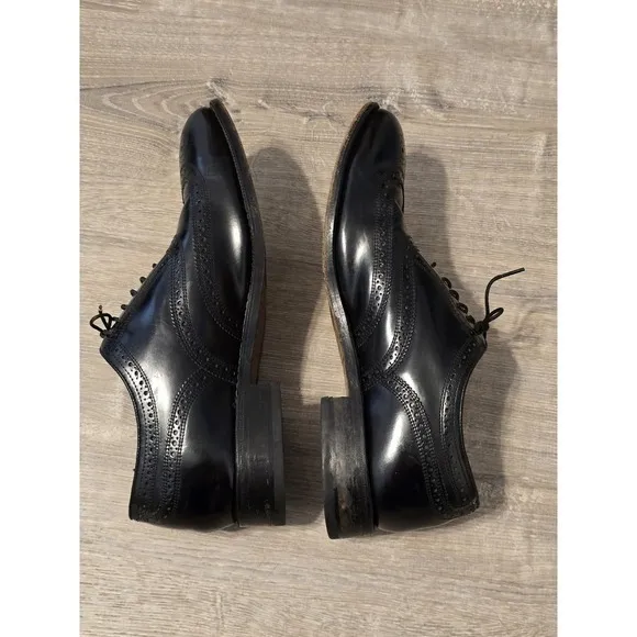 Florsheim Men's Black Oxfords Wingtip Dress‎ Shoes Size 10.5D